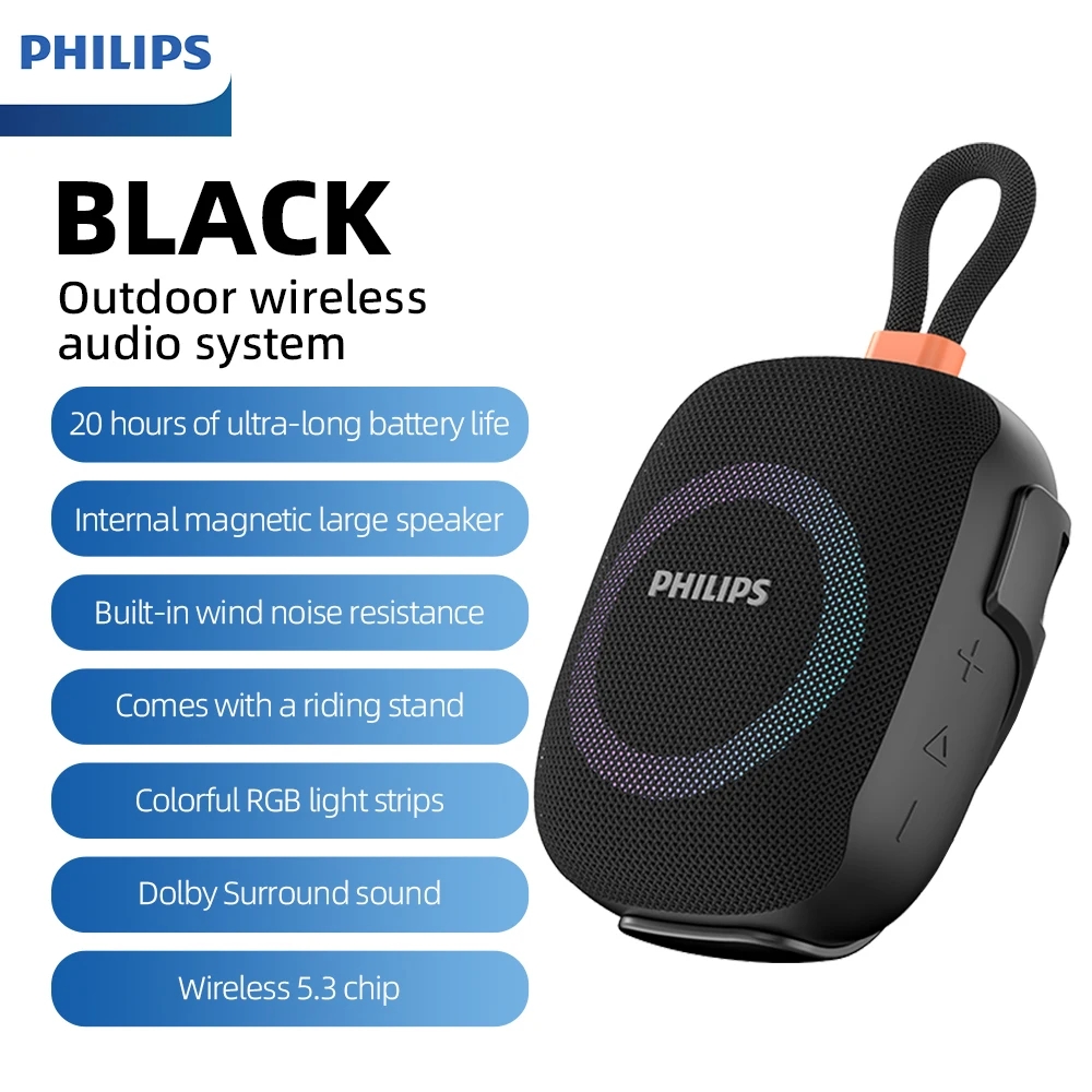 Portable Bluetooth Speaker Waterproof Ipx7 - Philips TAS1150/TAS1160 Bluetooth Speaker 2000mAh Battery