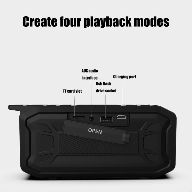 Portable Bluetooth Speaker Waterproof Ipx7 - Loa không dây tương thích 5.0