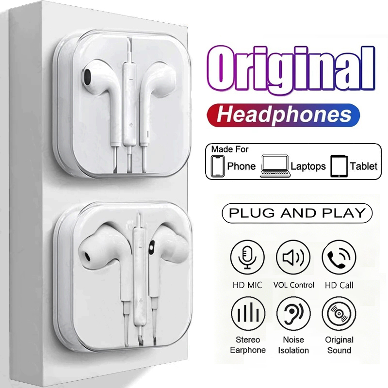 Type C Wired Earphones With Mic - Original In-ear Wired Earphone For Xiaomi