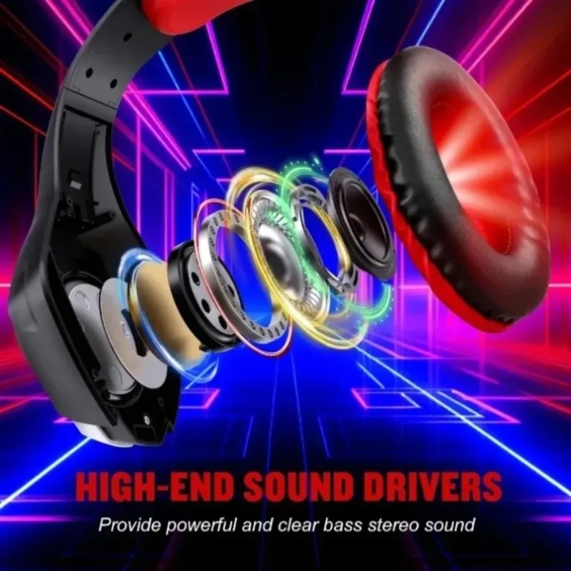 Wired Gaming Headset Over Ear  - đánh giá và giá Gaming Headset With Mic Rgb