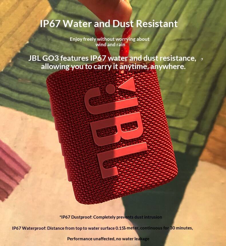 Ferry Camp Box JBL GO3 Bluetoo - đánh giá và giá Portable Bluetooth Speaker Waterproof Ipx7