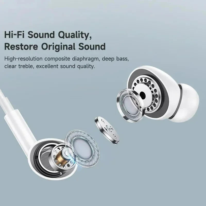 Original In-ear Wired Earphone - đánh giá và giá Type C Wired Earphones With Mic