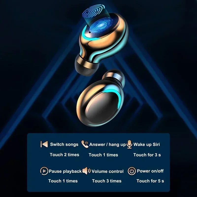 New F9 Bluetooth Headphones 9D - đánh giá và giá Tws Earbuds Bluetooth 5.3